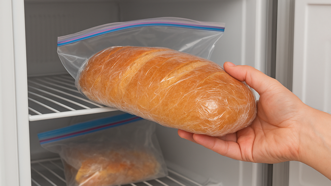 Jak zamrazit chléb: jednoduchý postup, díky kterému neztrácí chuť