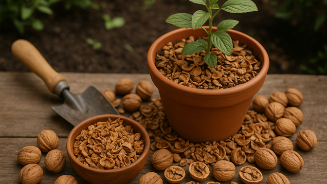 Skořápky z vlašských ořechů: praktické využití, které překvapí