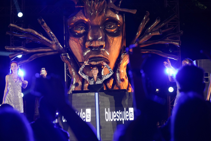 Andrea Pomeje v rámci CK Blue Style odehrála koncert v Egyptě. 