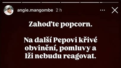 FOTO: Angie Mangombe dal reagovat nechtěla.