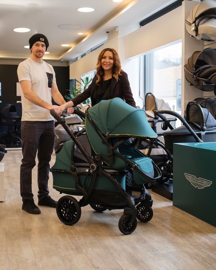 Olga Lounová s partnerem vybrali kočárek pro dceru Vivien.