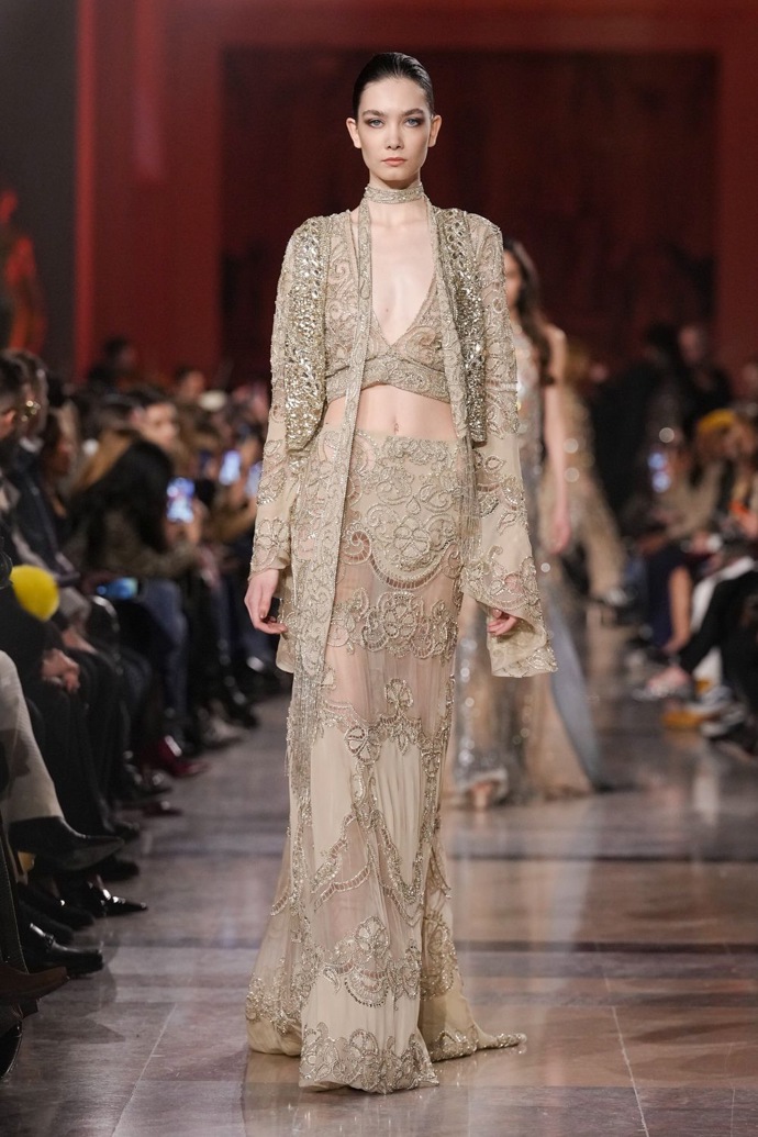 Rézi Simons na přehlídce Elie Saab.