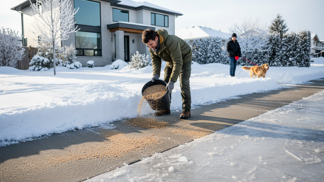 Zapomeňte na sůl: Na zamrzlý chodník platí popel i věci z kuchyně, o kterých jste dosud netušili
