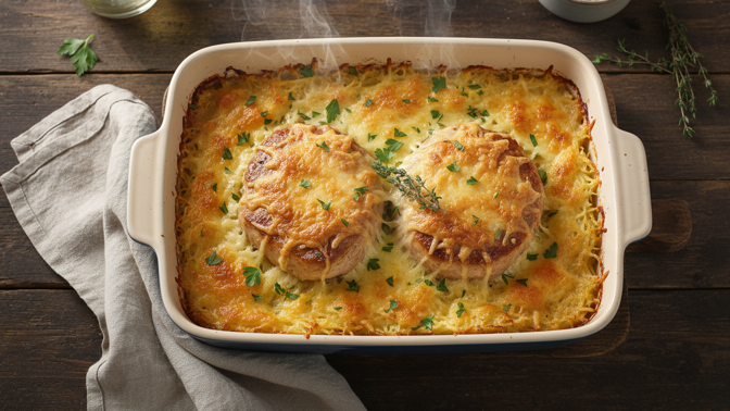 Vepřová pečeně na bramborách: šťavnatý recept z trouby