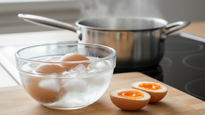 Jak vařit vejce: Ledová voda zaručí vláčný žloutek bez šedého okraje