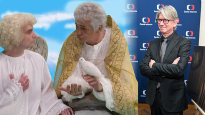 FOTO: Jiří Strach prozradil, že má roztočený díl Anděla Páně 3 i s Jiřím Bartoškou.