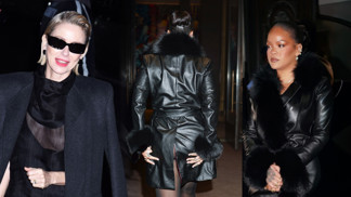 Trapasy z newyorského týdne módy: Rihanna ukázala v kabátku holé pozadí, Naomi Watts rovnou ňadro