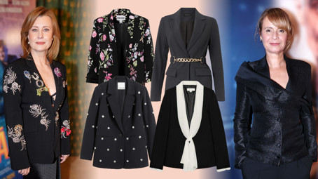 Černé sako se podle stylistky hodí ke všemu: Našli jsme 23 krásných kousků s výšivkami, leskem i zajímavými detaily