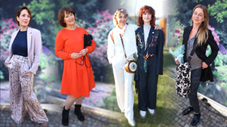 Módní policie z botanické zahrady: Petra Černocká oblékla vášnivě červenou, Barbora Munzarová zářila v bílém