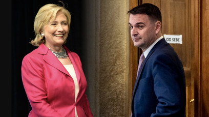 FOTO: Macinka se názorově střetl s Clintonovou.