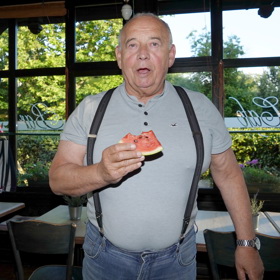 Herec Ivan Vyskočil je navzdory svému věku stále aktivní. Následují snímky jsou z filmu Zámek v Čechách, kde si zahrál i Ivan Vyskočil.