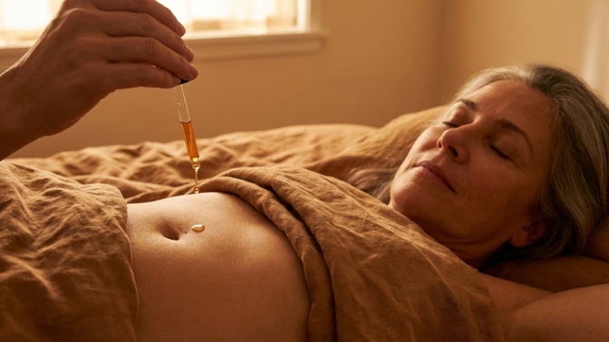 Ricinový olej a nadýmání: Pomáhá masáž pupíku?