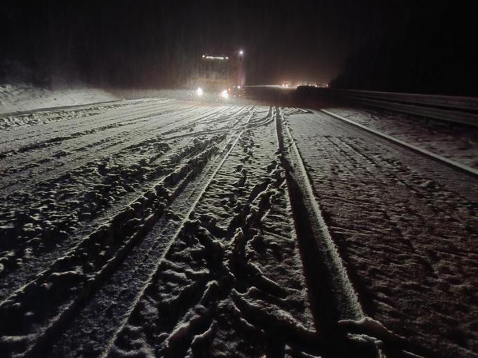 Dálnice D1 je v oblasti Vysočina nesjízdná. 