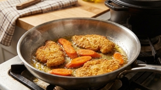 Proč babičky vždycky házely do horkého oleje kolečko mrkve? Geniální trik zabrání přepalování tuku i zápachu v celém bytě