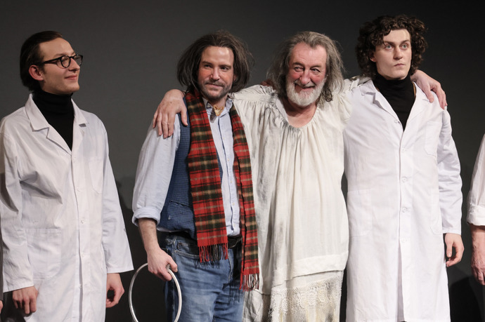 Bolek Polívka se svými syny.