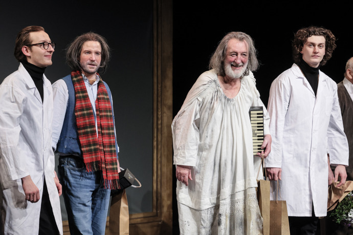 Bolek Polívka se poprvé na pódiu objevil po boku svých synů. 