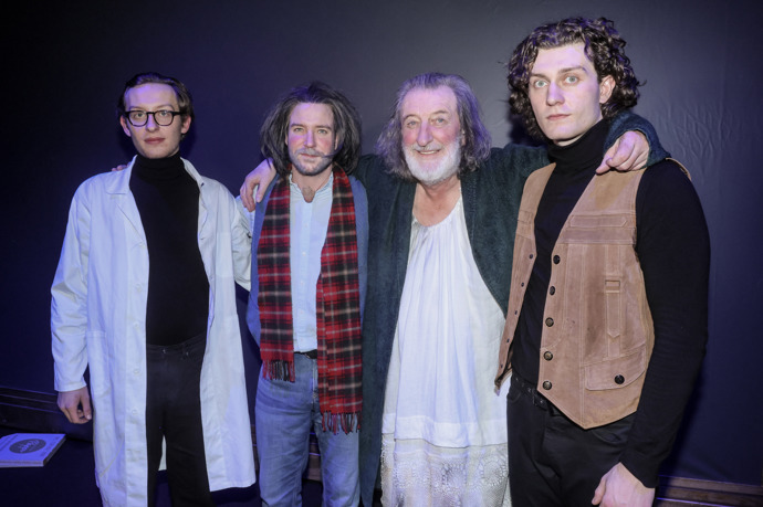 Bolek Polívka a jeho tři synové, František, Vladimír a Jan. 