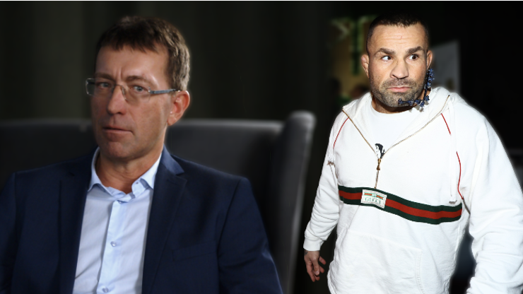 Novinář Jiří Hynek a Karlos Vémola