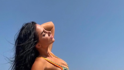 FOTO: Andrea Pomeje má fantastickou figuru.