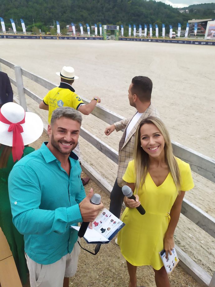 Vysmátí Simona Šimková a Michal Šeda.