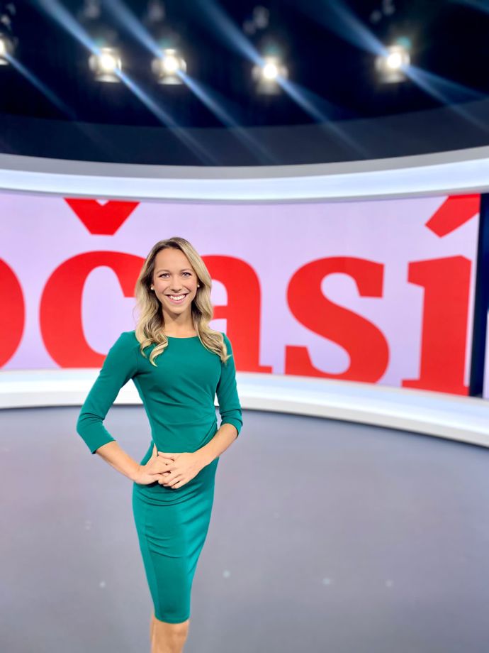 Moderátorka na Nově Simona Šimková.