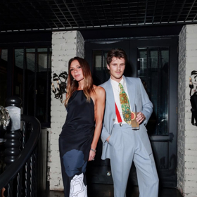 Victoria Beckham a její syn Cruz. 