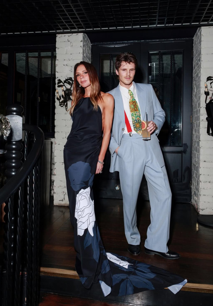 Victoria Beckham a její syn Cruz. 