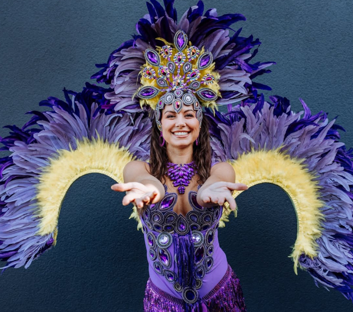 Veronika Lálová tancuje sambu. 