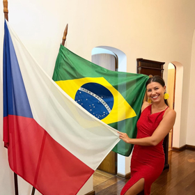 Veronika Lálová v Brazílii reprezentuje Českou republiku. 