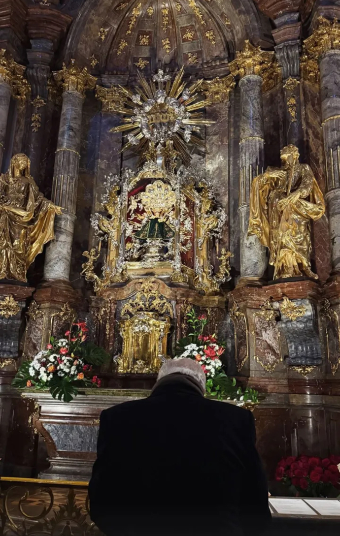 Martin Scorsese v pražském kostele. 