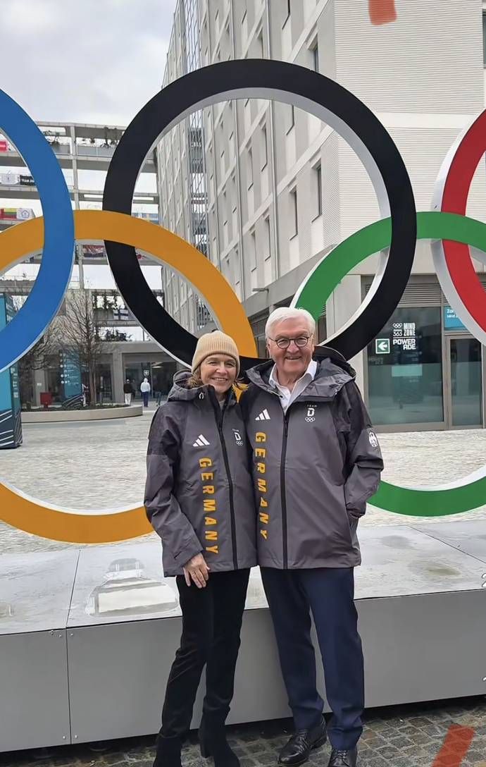 Nechyběl ani německý prezident Frank-Walter Steinmeier. 
