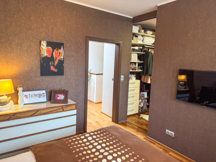 Monika Marešová nás pustila do své ložnice. 