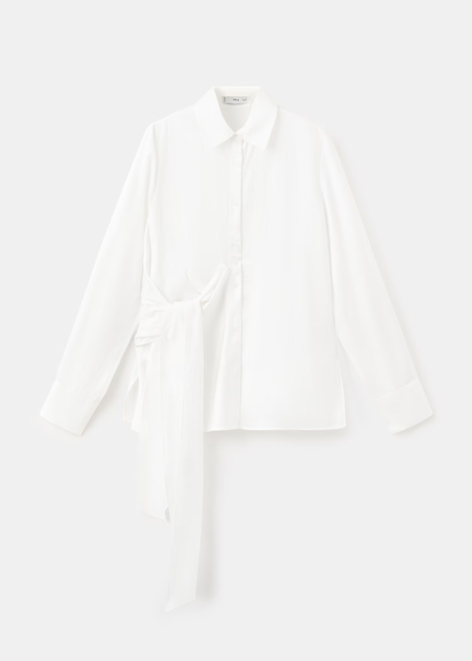 Košile s bočním uzlem, Mango, 899 Kč