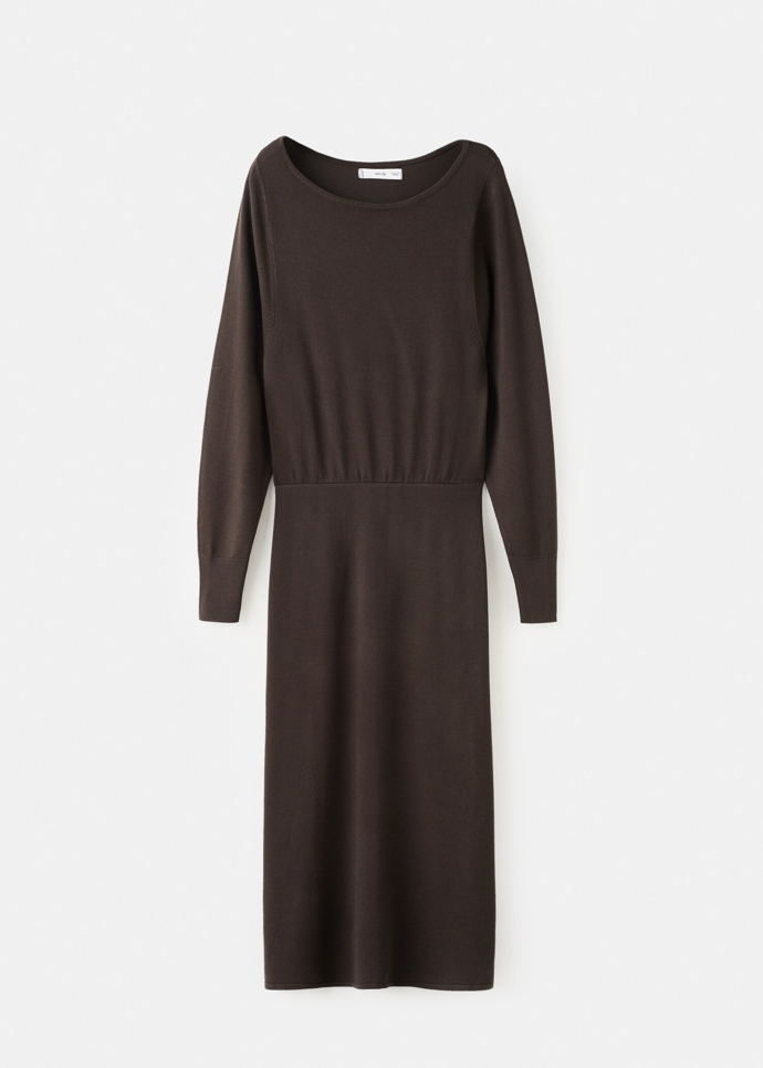 Šaty z jemného úpletu v áčkovém střihu, Mango, 999 Kč