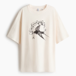 Oversize tričko s potiskem, H&M, 479 Kč