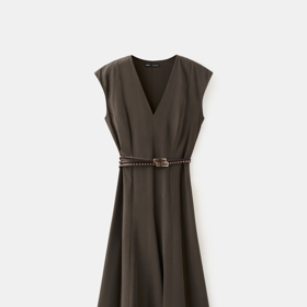 Šaty áčkového střihu s dvojitým páskem, Mango, 1599 Kč