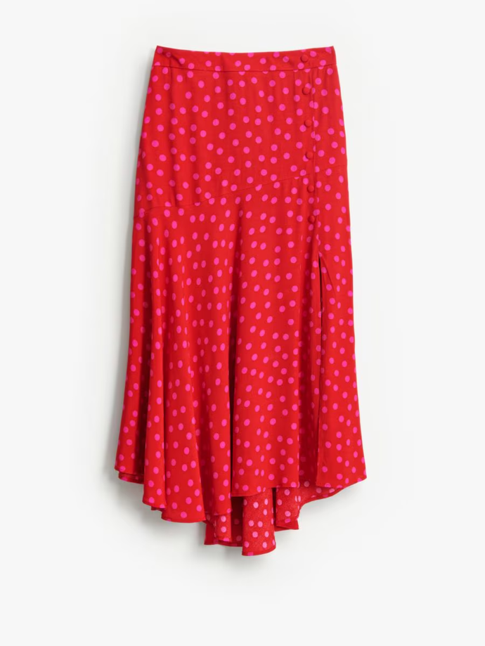 Puntíkovaná midi sukně, Mohito, 699 Kč