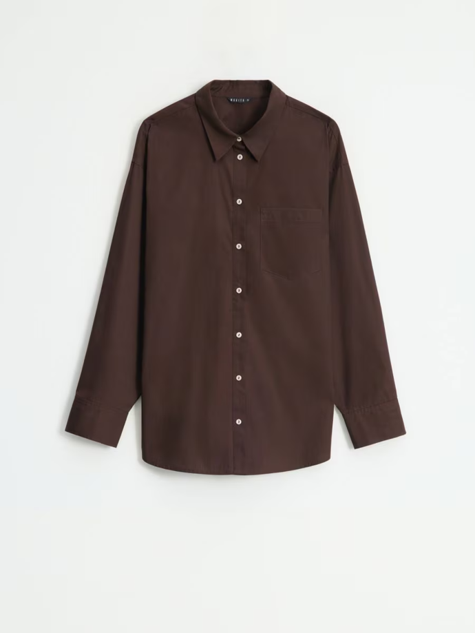 Košile s vysokým podílem bavlny, Mohito, 599 Kč