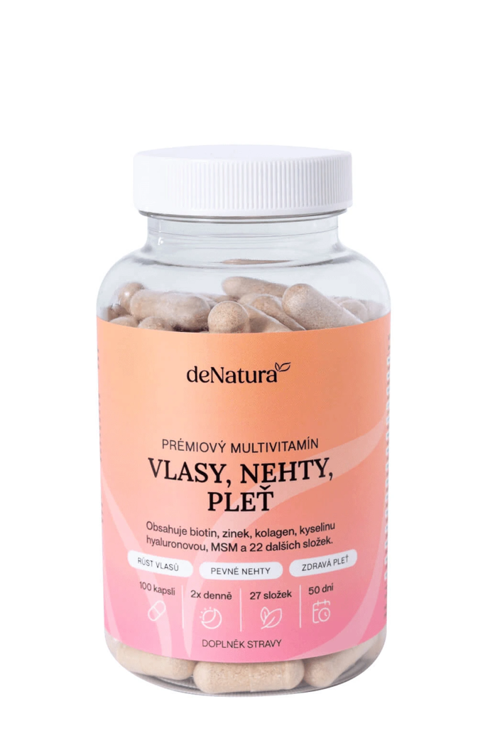 Vitamínový komplex pro pleť, vlasy a nehty, deNatura, 647 Kč