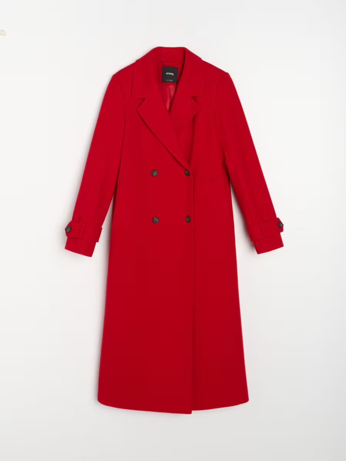 Dlouhý kabát, Sinsay, 859 Kč