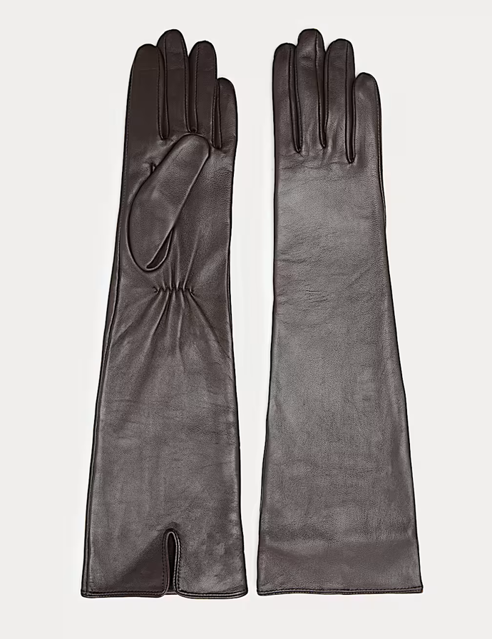 Kožené středně dlouhé rukavice, Marks&Spencer, 1499 Kč