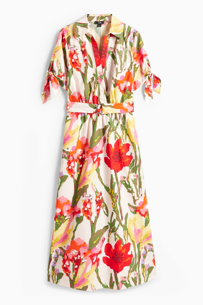 Šaty s páskem, C&A, 998 Kč