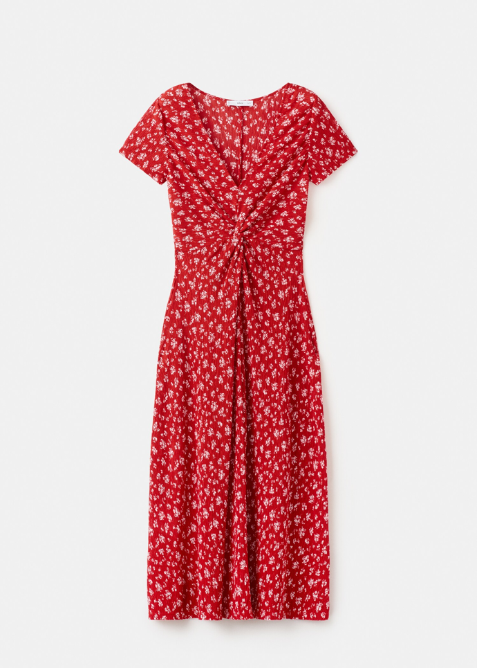 Midi šaty s potiskem, Mango, 799 Kč