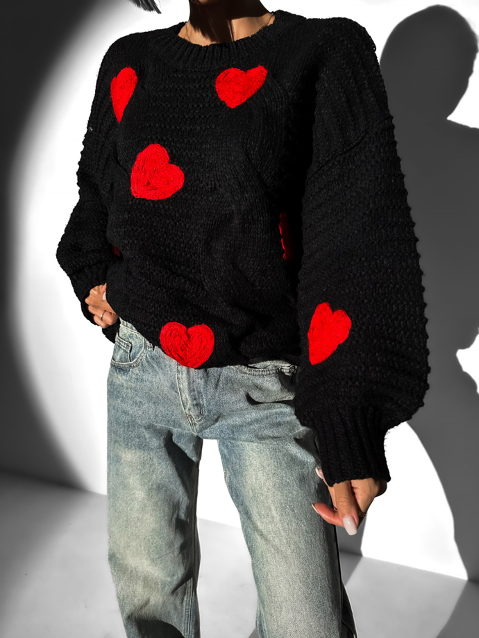 Svetr se srdíčky, Erika Fashion, 1299 Kč