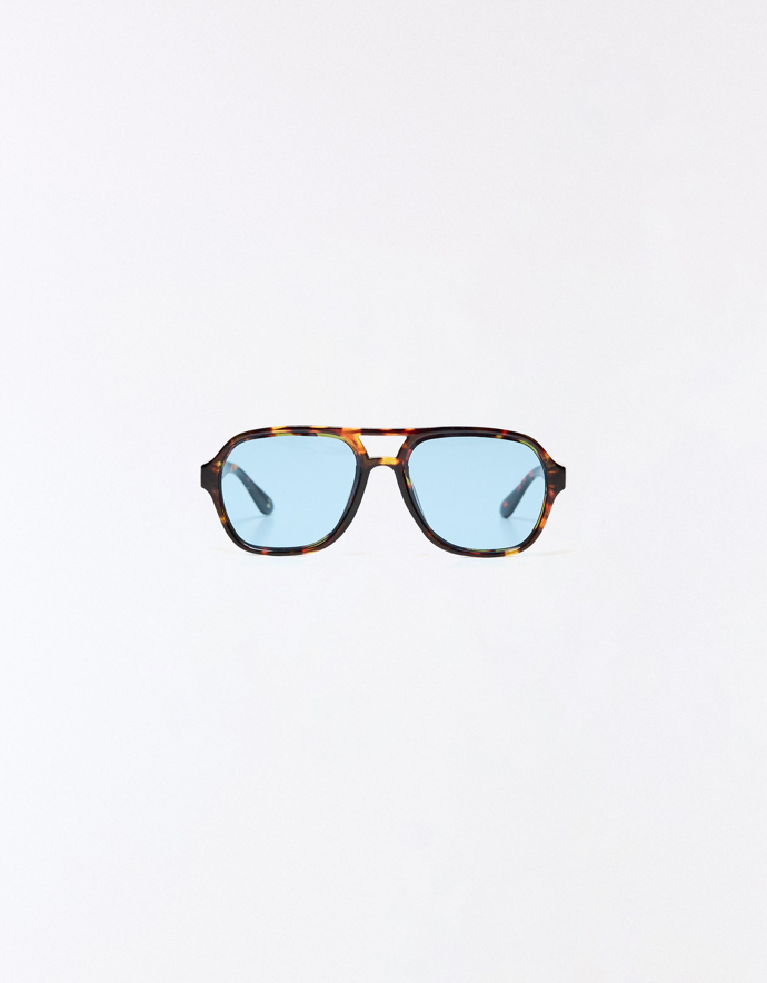 Sluneční brýle s modrými čočkami, Bershka, 399 Kč