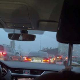 Cesta do nemocnice byla velmi dramatická.