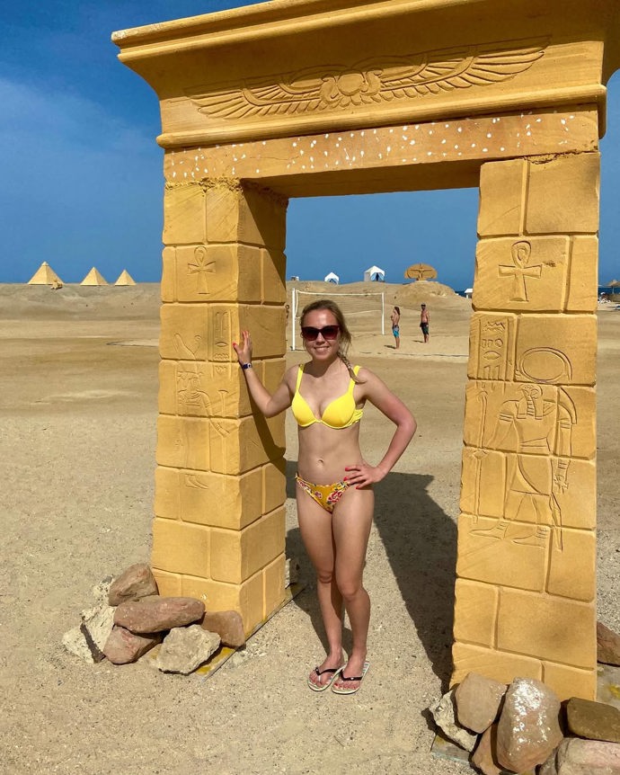 Fotek v plavkách má Tereza na sítích hned několik.