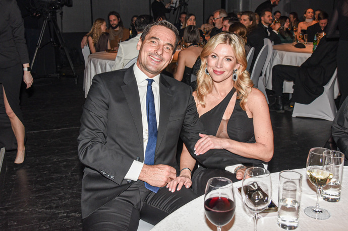 Roman Šebrle s partnerkou. 