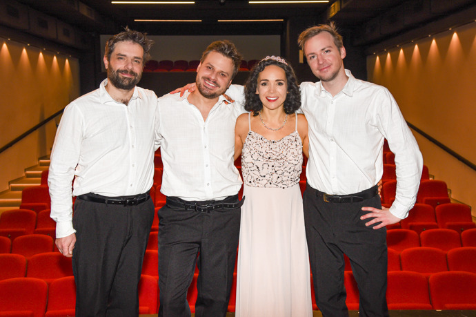 Lucie Vondráčková zazářila na pódiu. 