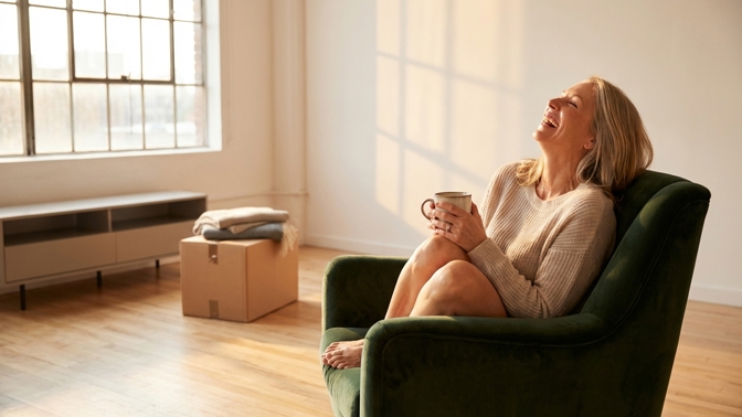 Jak začít nový život po 50: Prodej domu a stěhování do menšího bytu